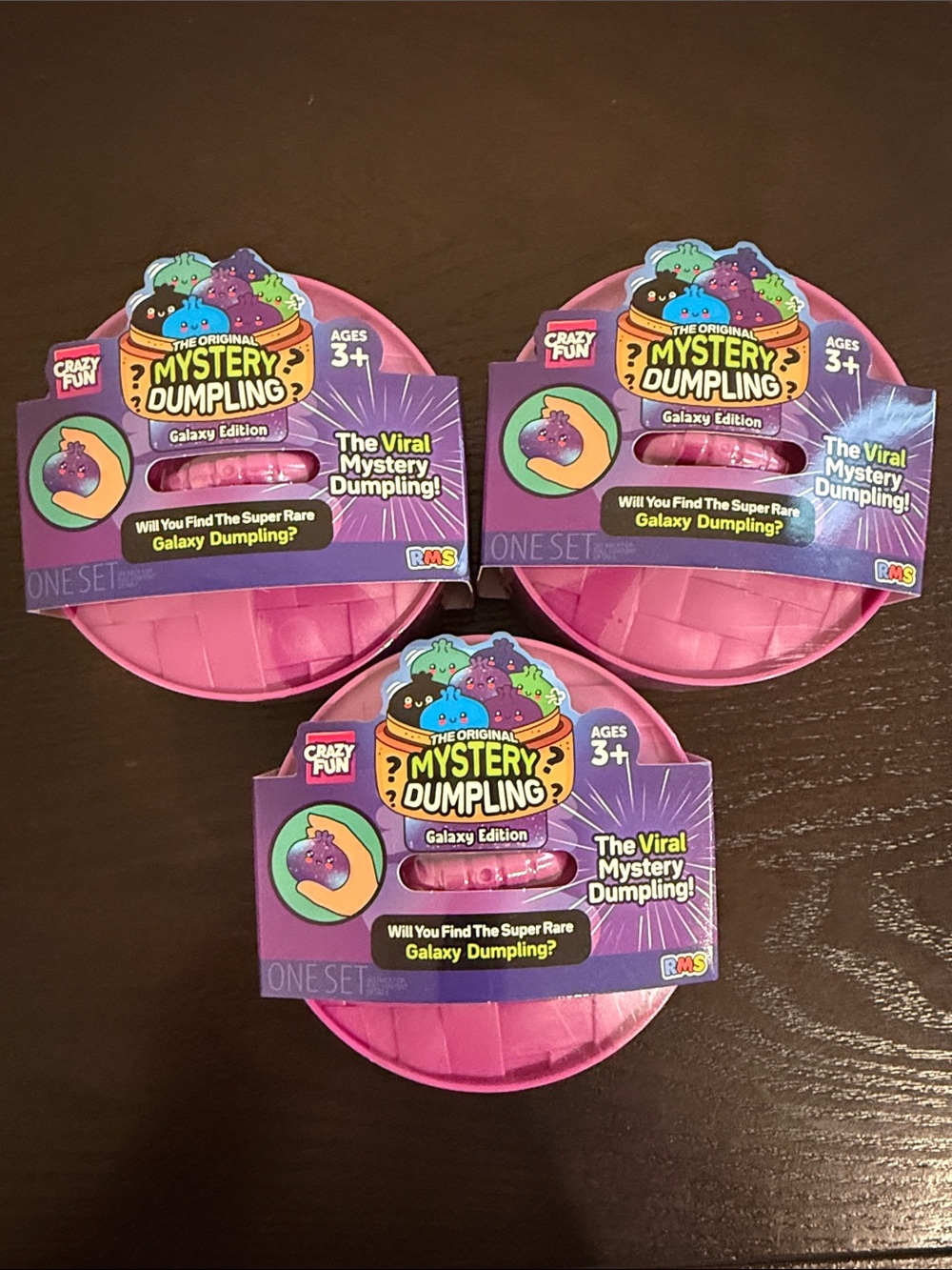 3x RMS Galaxy Edition The Original Mystery Dumpling
